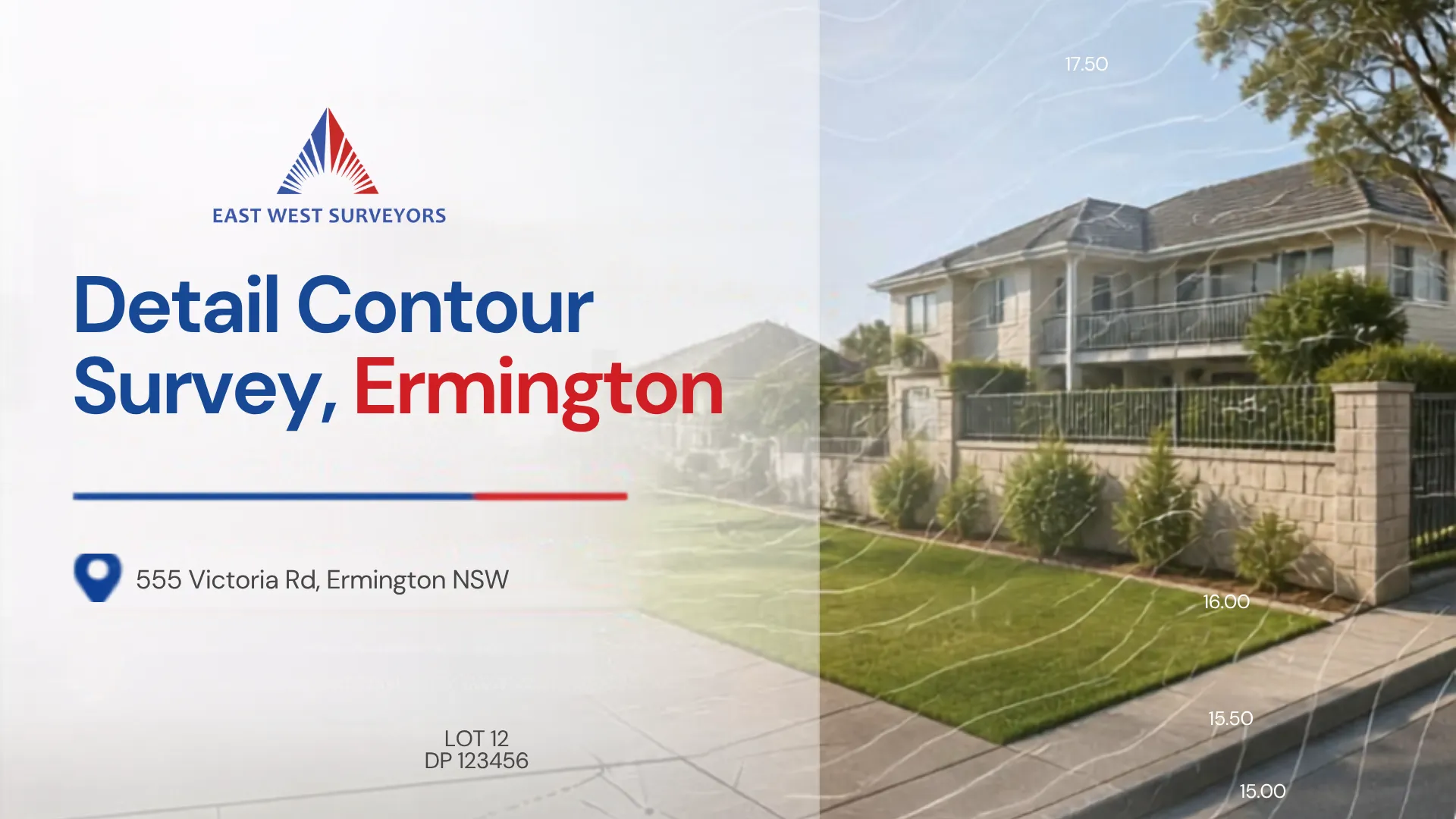 Detail Contour Survey in Ermington